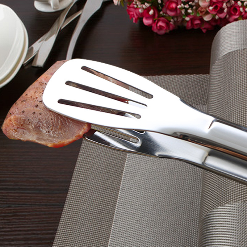 Food Clip Stainless Steel Barbecue Bread Clip Three Wire 9 Inch 12 Inch Steak Barbecue Kitchen Clip.