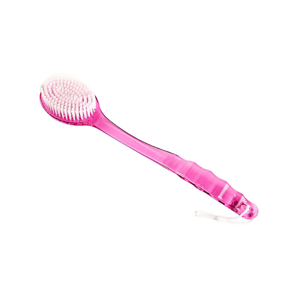 Bathroom Accessories Long Handled Plastic Body Bath Shower Back Brush Scrubber Skin Cleaning Brush