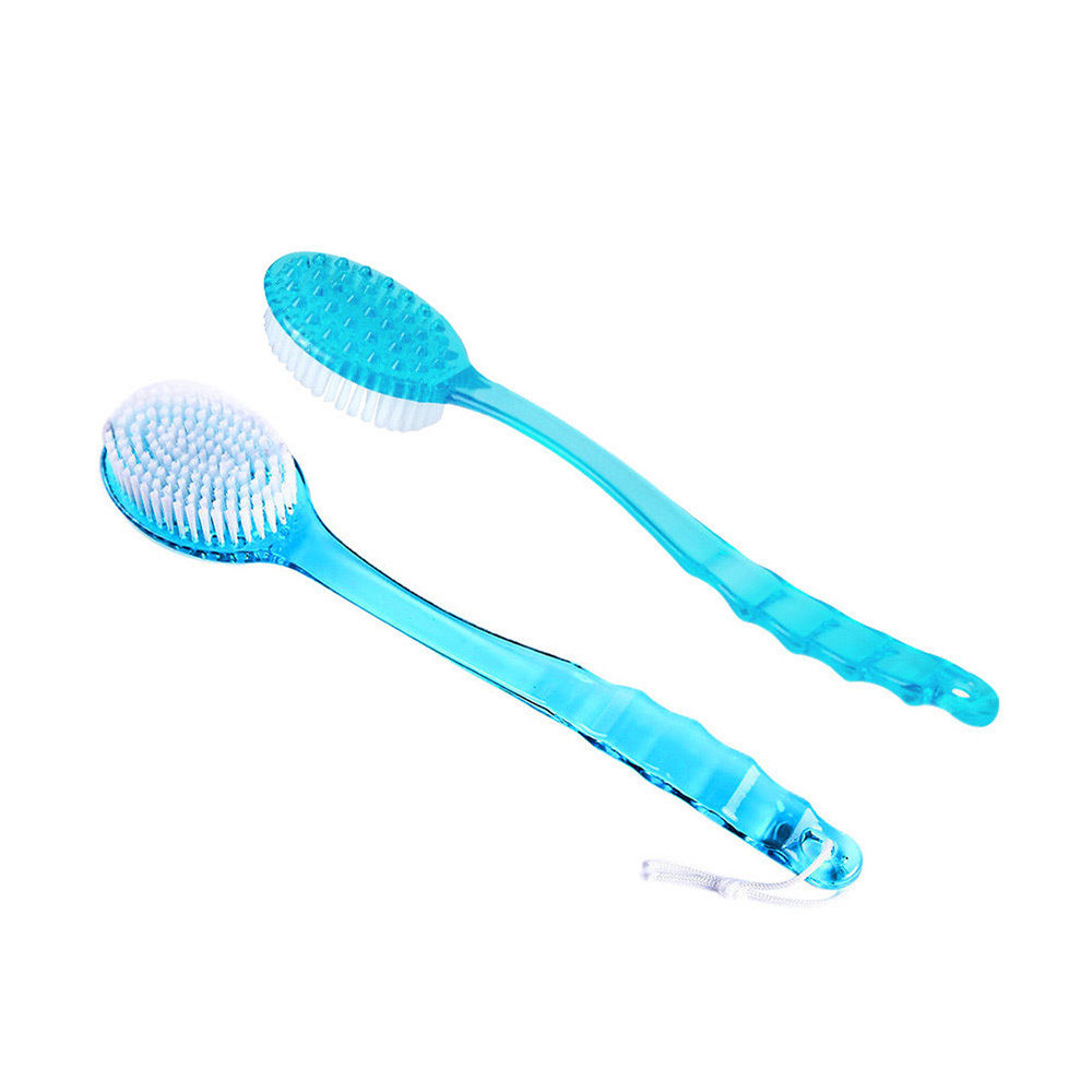 Bathroom Accessories Long Handled Plastic Body Bath Shower Back Brush Scrubber Skin Cleaning Brush
