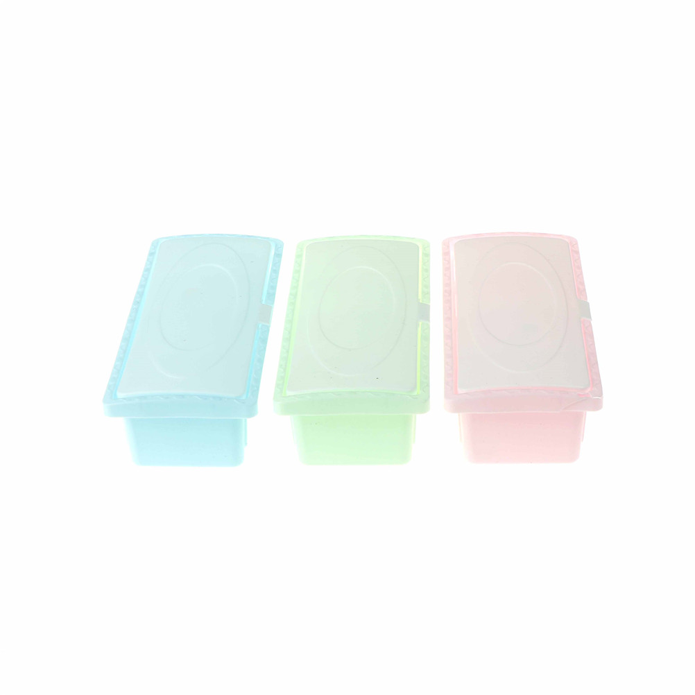4 Piece/Set Wheat Straw Plastic Seasoning Jar Set Kitchen Condiment Box