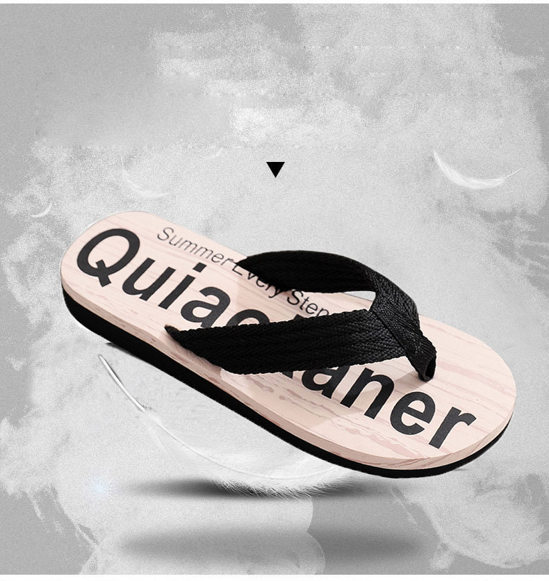 Casual Flip-Flops Non-Slip Summer Sandals and Slippers Men's Plus Size Beach Flip-Flops.