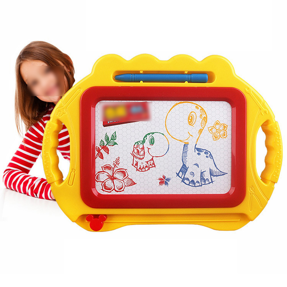 Kids Painting Toys New Educational Kids Doodle Toy Erasable Magnetic Drawing Board + Pen Xmas Gift