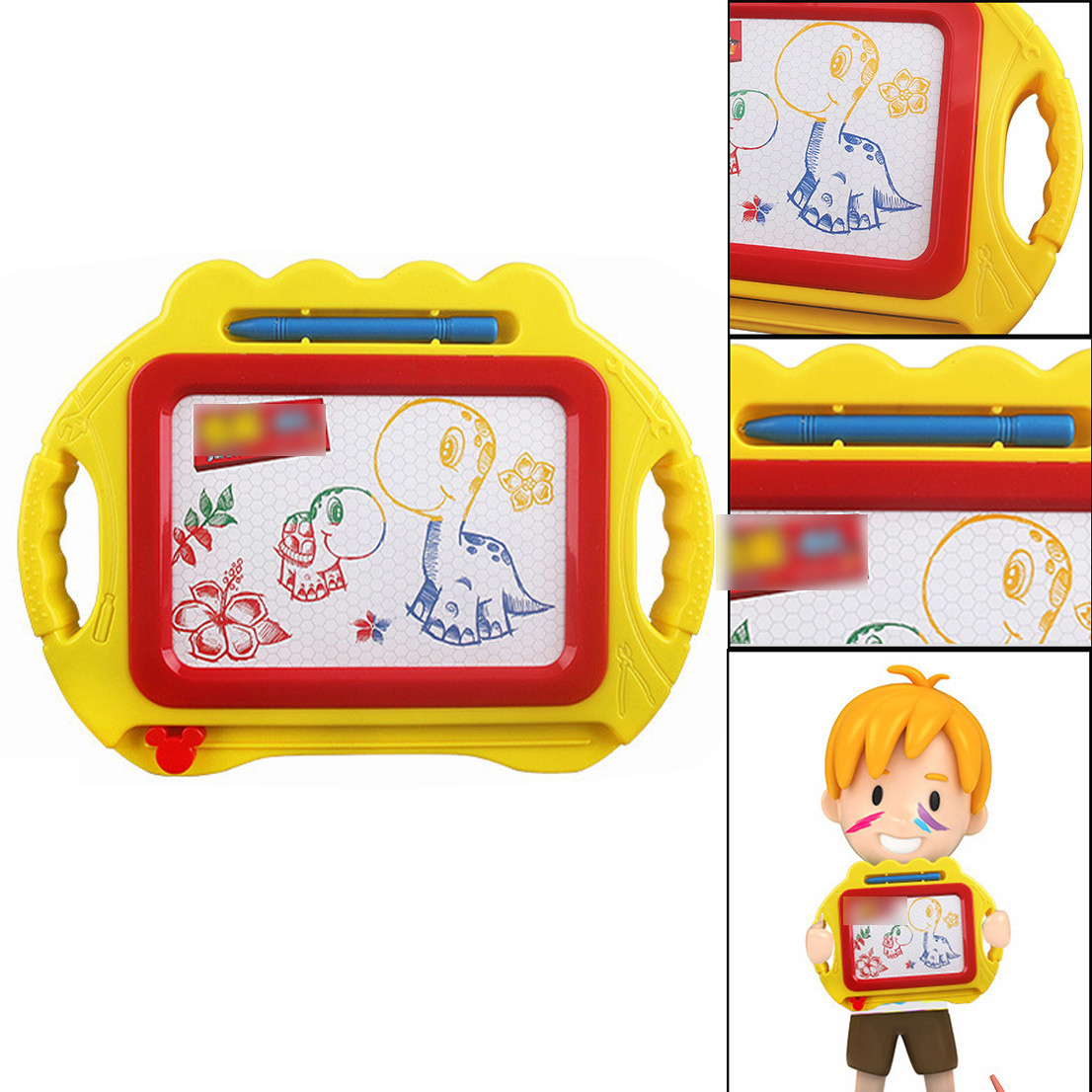 Kids Painting Toys New Educational Kids Doodle Toy Erasable Magnetic Drawing Board + Pen Xmas Gift