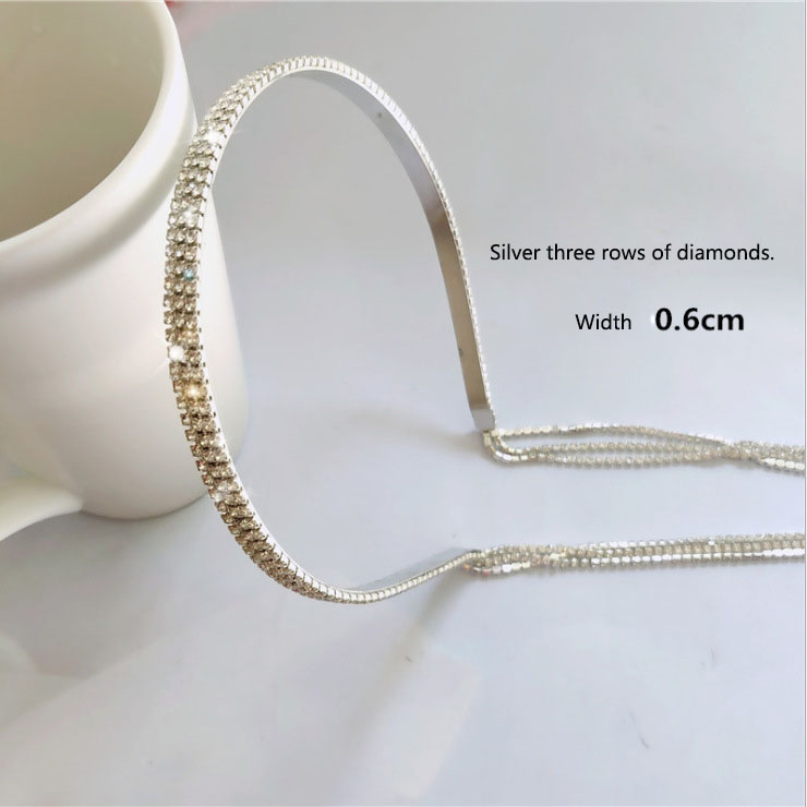 Tassel Rhinestone Headband Fashion Trend Rhinestone Headband Hair Accessories