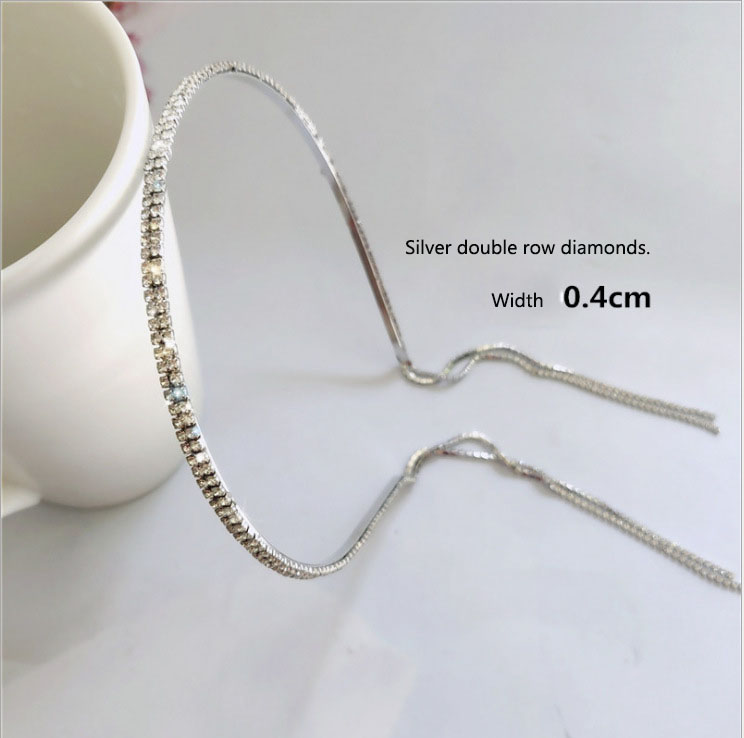 Tassel Rhinestone Headband Fashion Trend Rhinestone Headband Hair Accessories
