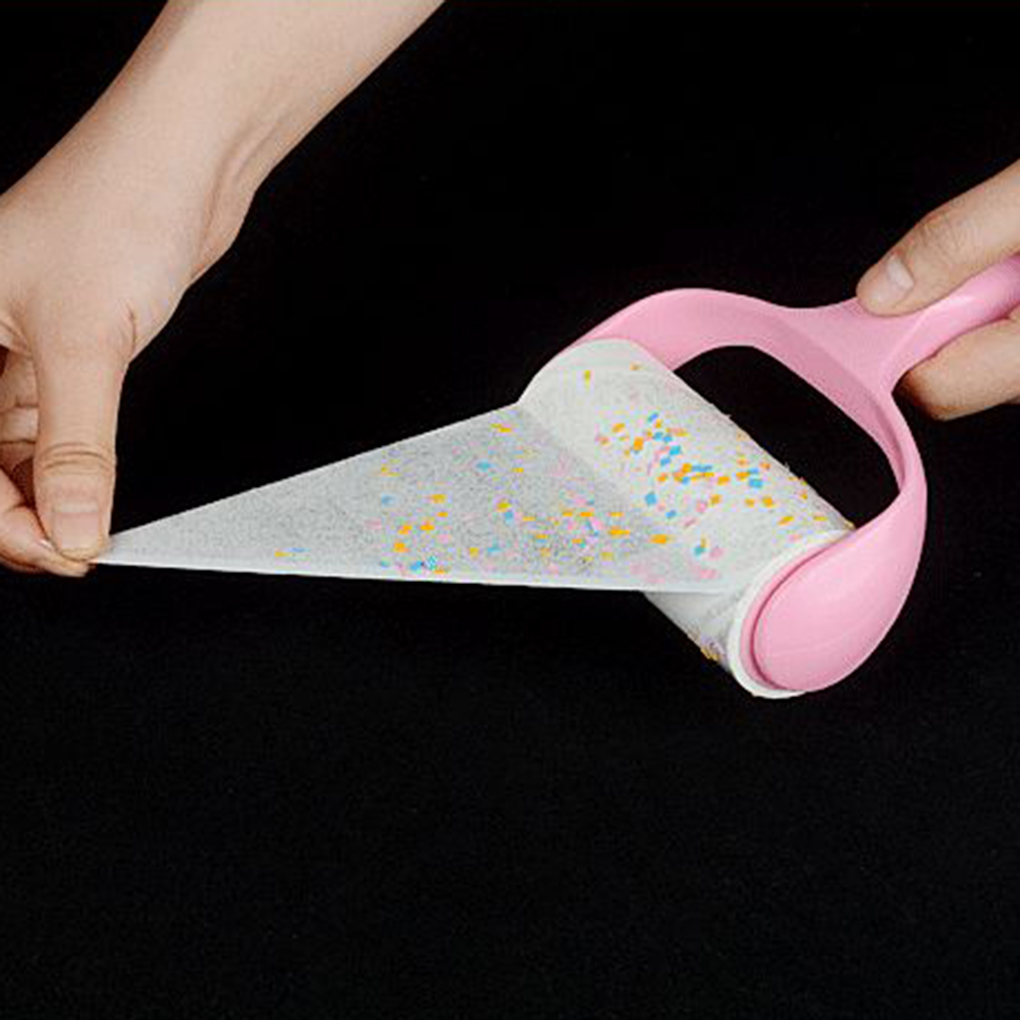 Lint Rollers Pet Hair Remover Lint Remover Dust Roller Clothes Carpet Sticky 10cm Roll Brush Kit