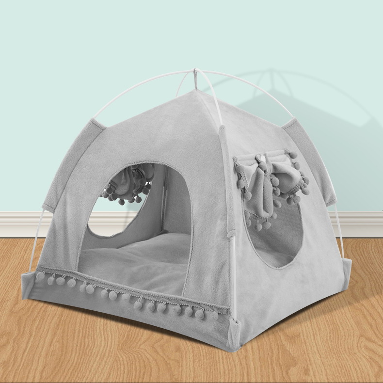 Summer Cat Litter Small Dog Small Tent Removable and Washable Folding Pet Nest.