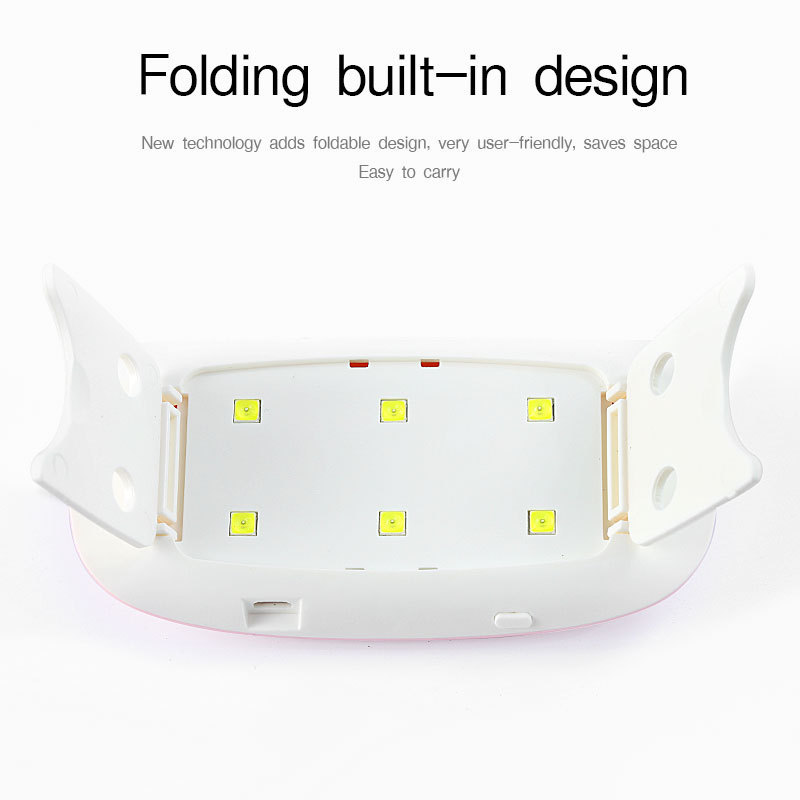 Nail USB mouse mini light therapy machine dryer LED portable nail baking light therapy lamp 6W