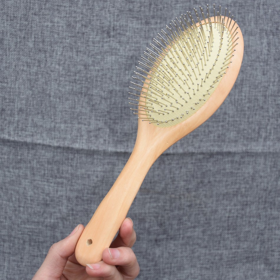 Wooden Comb Anti-static Wood Paddle Air Bag Comb Hairbrush High Quality Massage Hair Brush