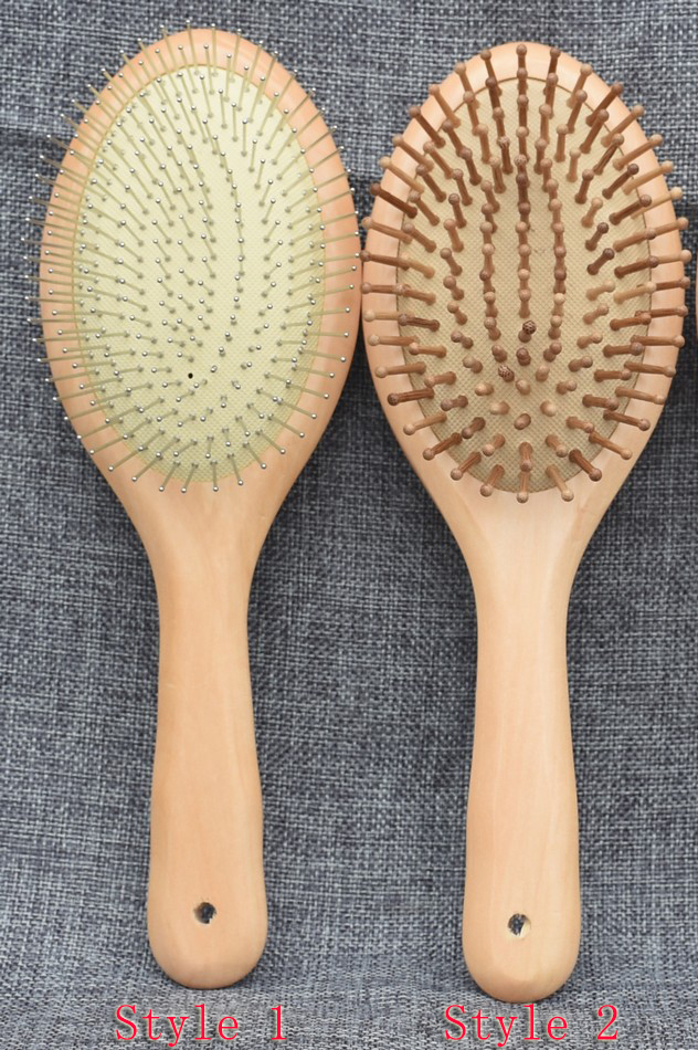 Wooden Comb Anti-static Wood Paddle Air Bag Comb Hairbrush High Quality Massage Hair Brush