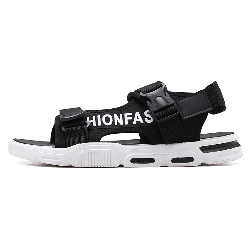 Men&apos;s Sandals Summer New Slippers Two Life Casual Youth Large Size Beach Shoes.