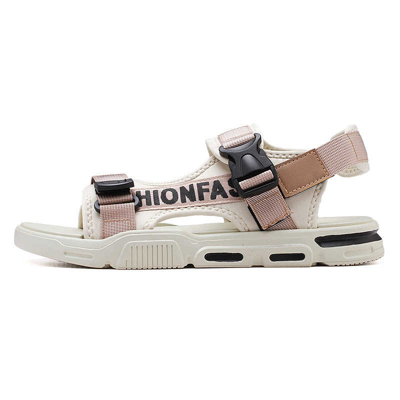 Men&apos;s Sandals Summer New Slippers Two Life Casual Youth Large Size Beach Shoes.