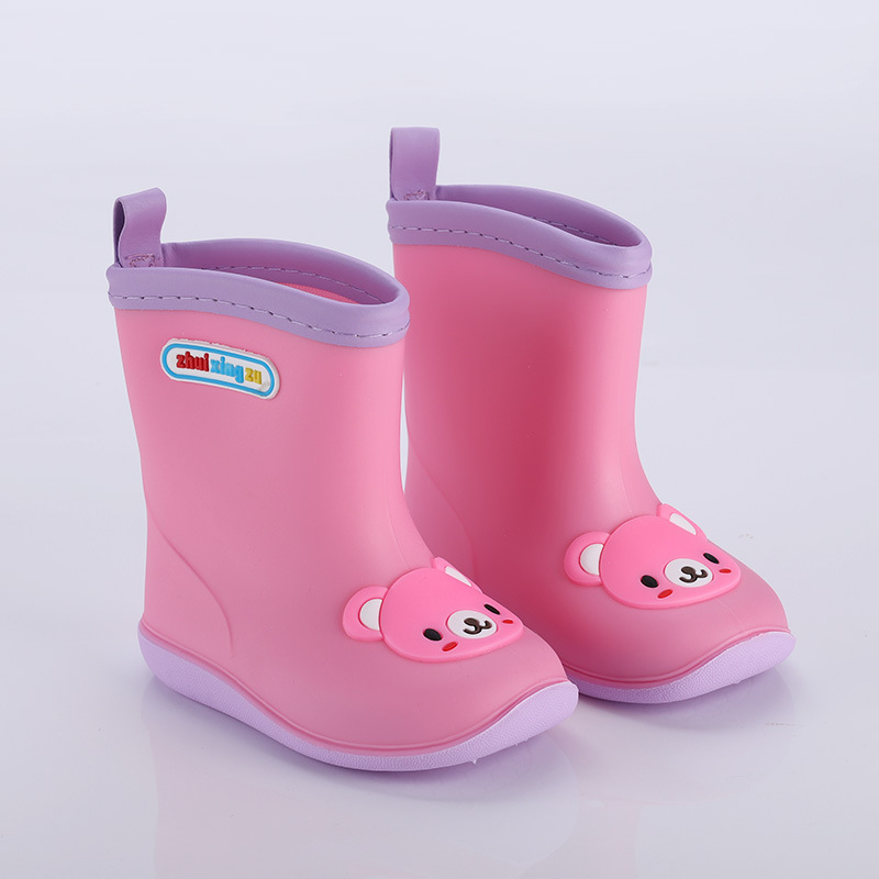 The New 3D Three-Dimensional Children&apos;s Rain Boots Anti-Skid Rain Boots For Boys and Girls.