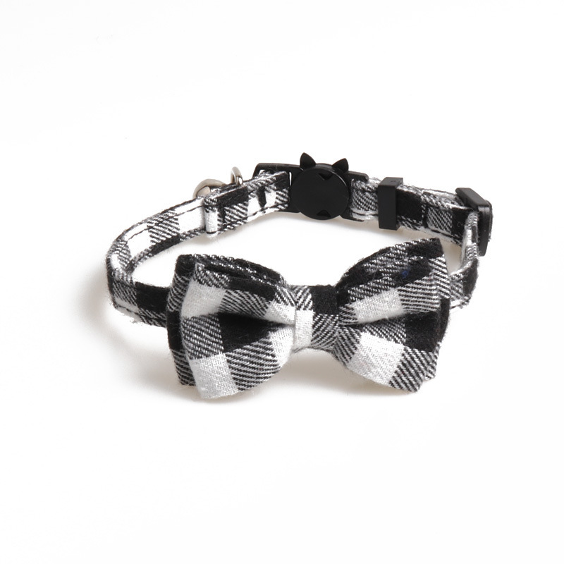 New Pet Collar Cat Bow Collar Buckle with Bell One Size 21-28cm