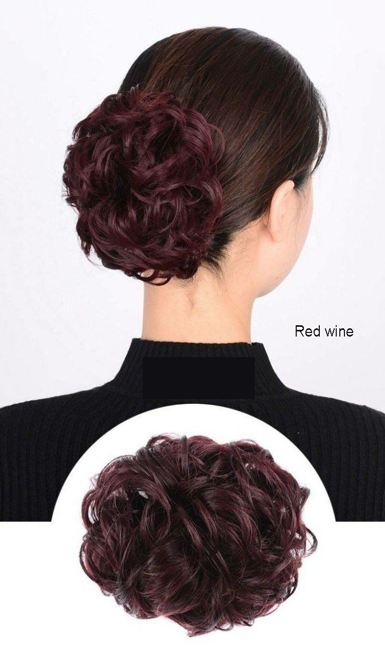 Wig Hair Ring Catch Clip Disk Hair Headdress Short Hair Female Jewelry Flower Bud Head Catch Clip