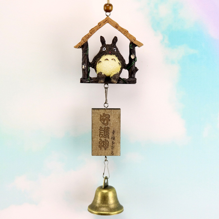 Cute Cartoon Wind Chime Resin Home Decoration Charm Student Cartoon Anime Gift.