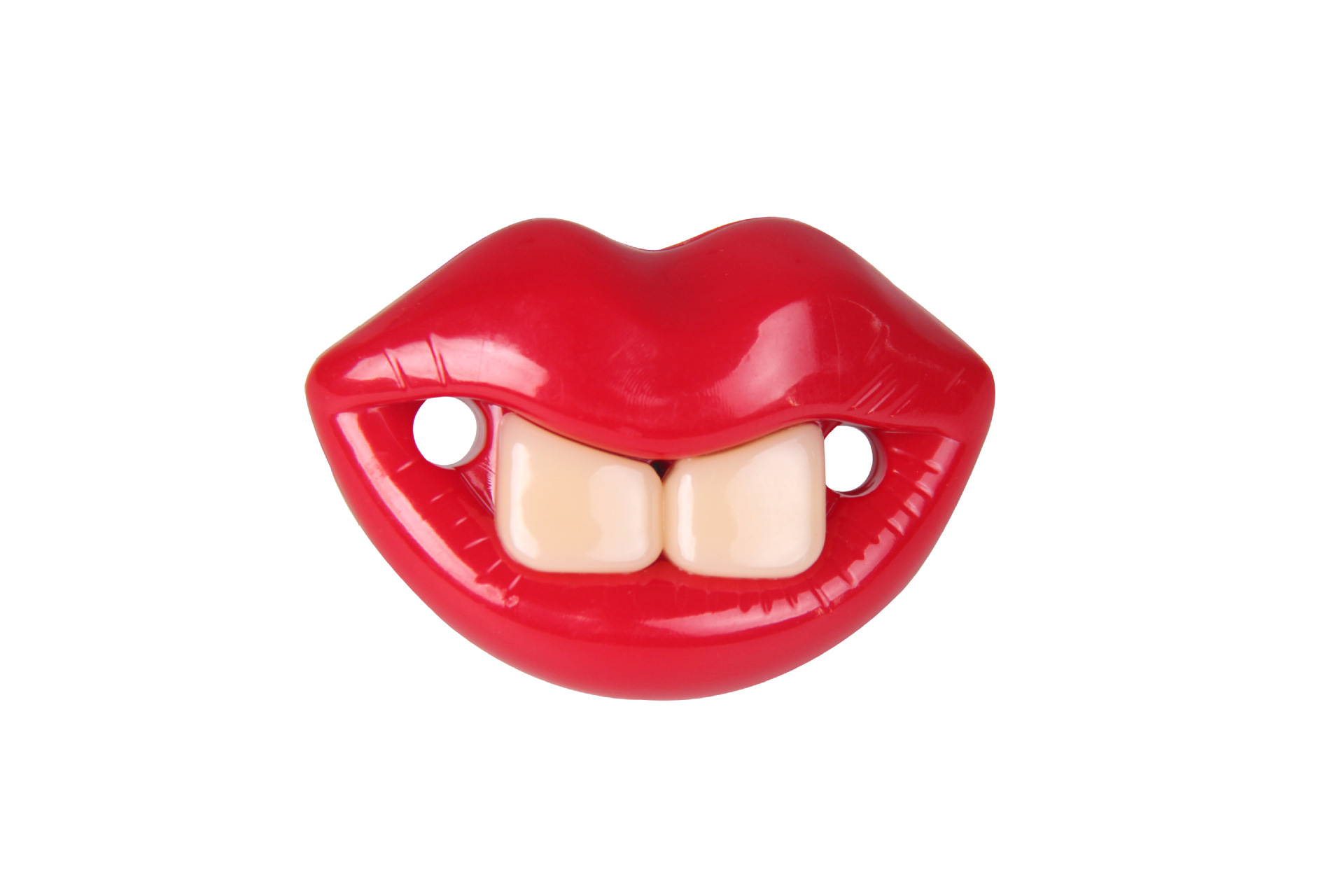 Baby Silicone Pacifier Funny Bucket Pacifier Baby Rabbit Teeth Funny Pacifier Beard Pacifier.