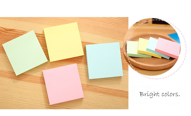 4-Color Note Paper Small Book (100 Sheets 1 Book) Message Book Casual Paper Pepsi Post-It.
