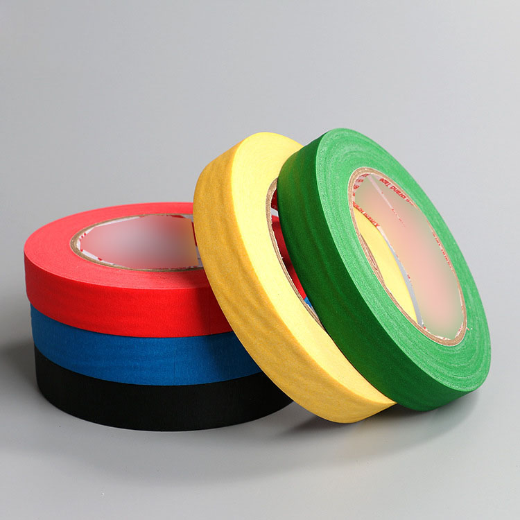 Seven-Color Masking Tape Masking Fold Tape Identification Tape Single Roll 50 Meters Long