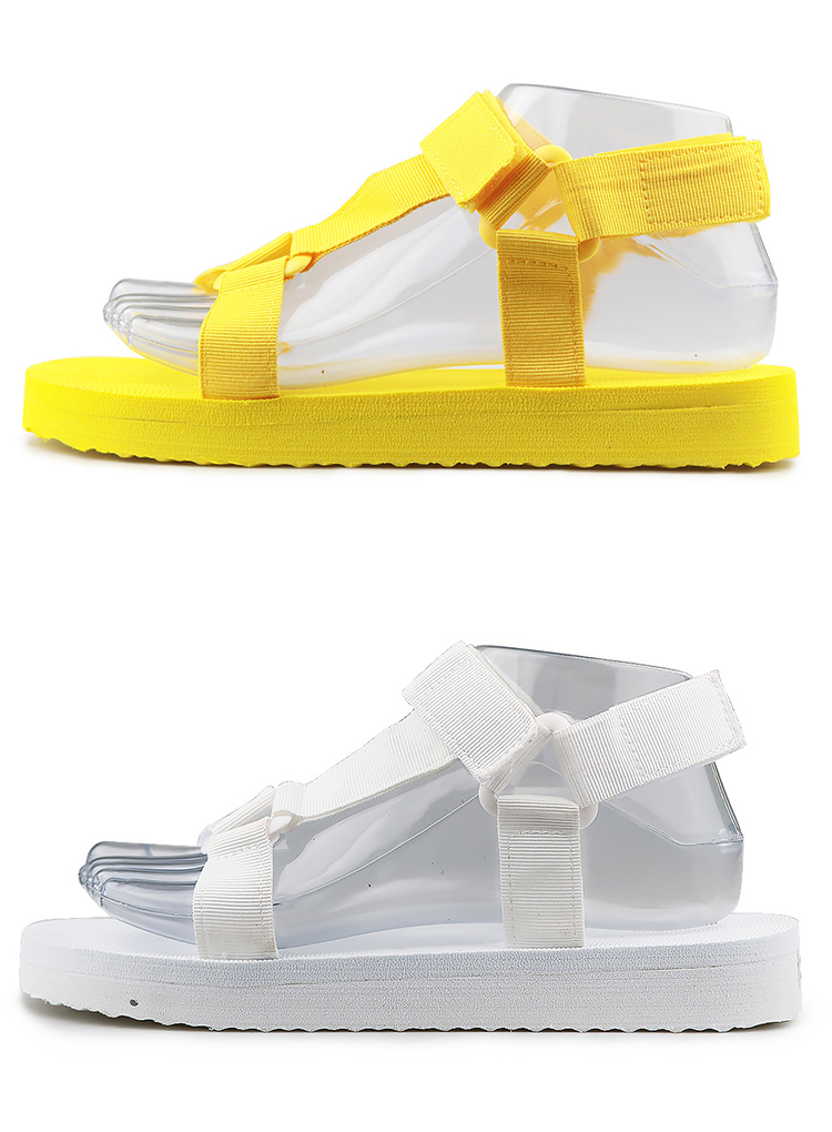 Summer Shoes Ladies Foam Platform sandals Hook Loop Beach sandal for Woman Flat with Big size
