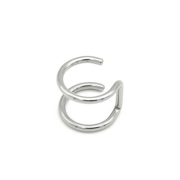 1 Piece Man/Women Stainless Steel Ear Clip Fake Earring Cuff Wrap Earrings No Piercing-Clip