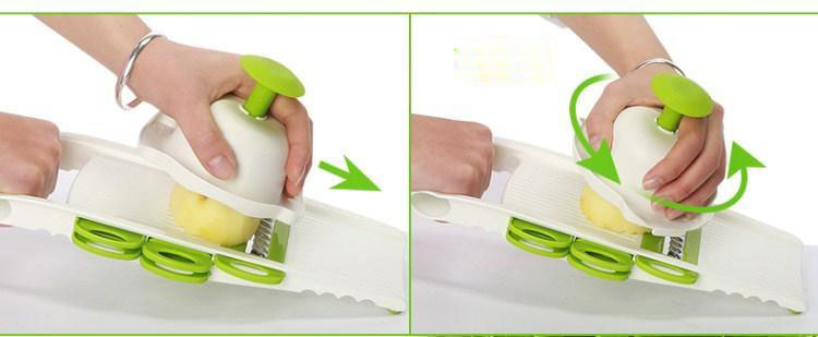 New Slicer Vegetable Cutter Slicing Kitchen Stainless Steel Tool Set Multifunctional Grate