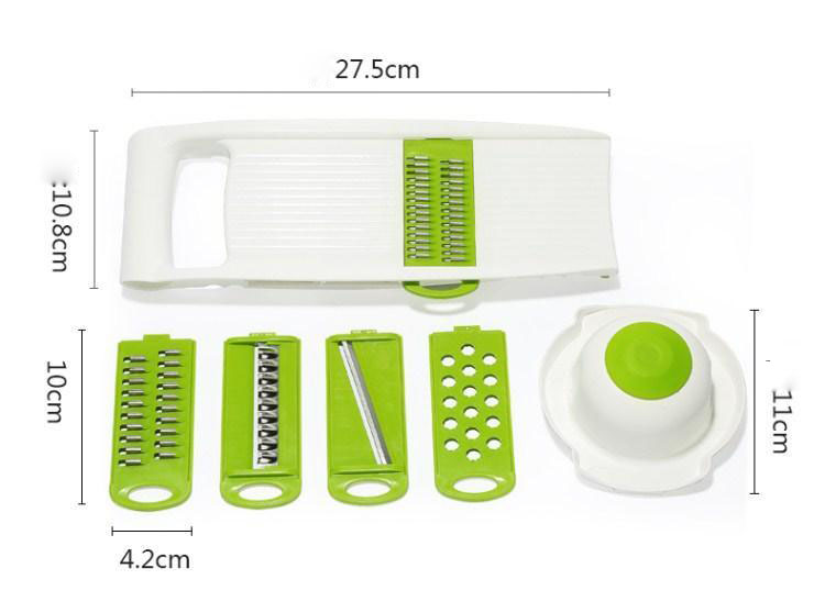 New Slicer Vegetable Cutter Slicing Kitchen Stainless Steel Tool Set Multifunctional Grate