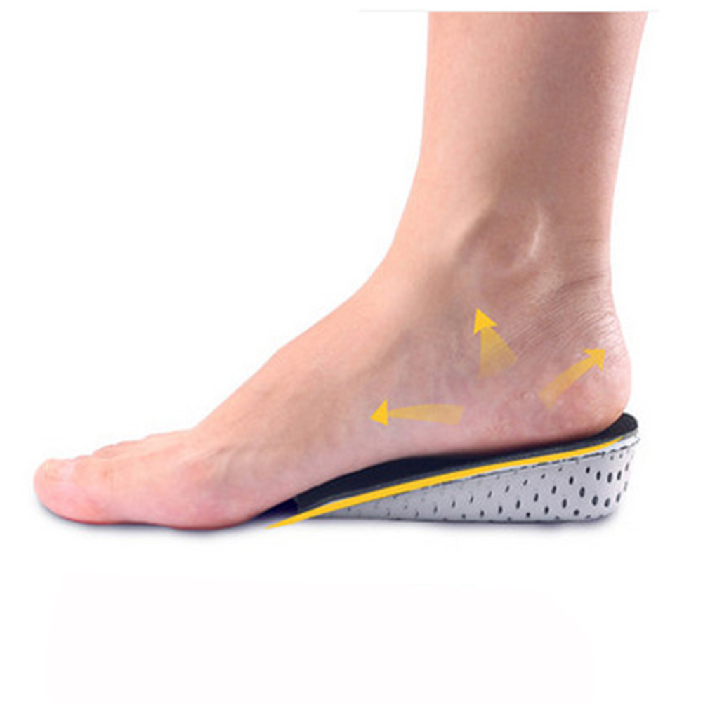 Half Insole Heighten Heel Insert Sports Shoes Pad Cushion Arch Support Height Increase Insoles