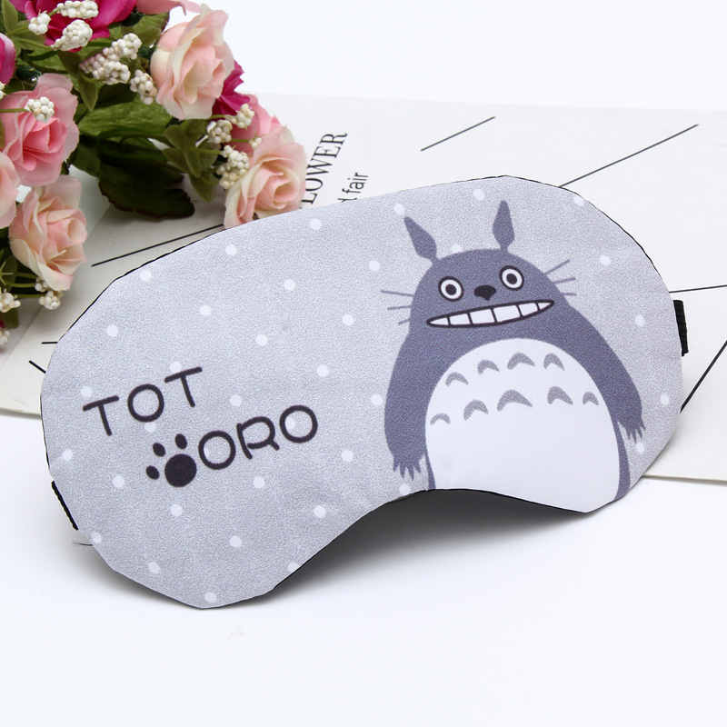New Cartoon Eye Mask My Neighbor Totoro Ice Bag Eye Mask Cute Shading Eye Mask.