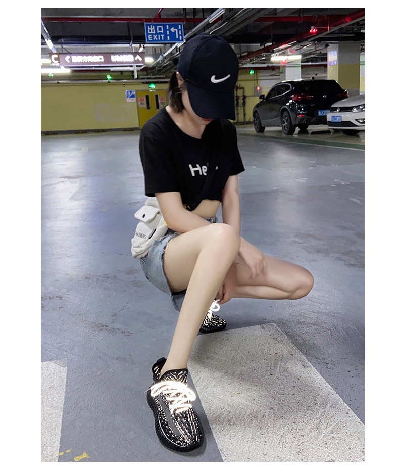 Breath Star Luminous Woven Shoes Coconut Shoes Summer New All-match Sneakers Women Running Shoes