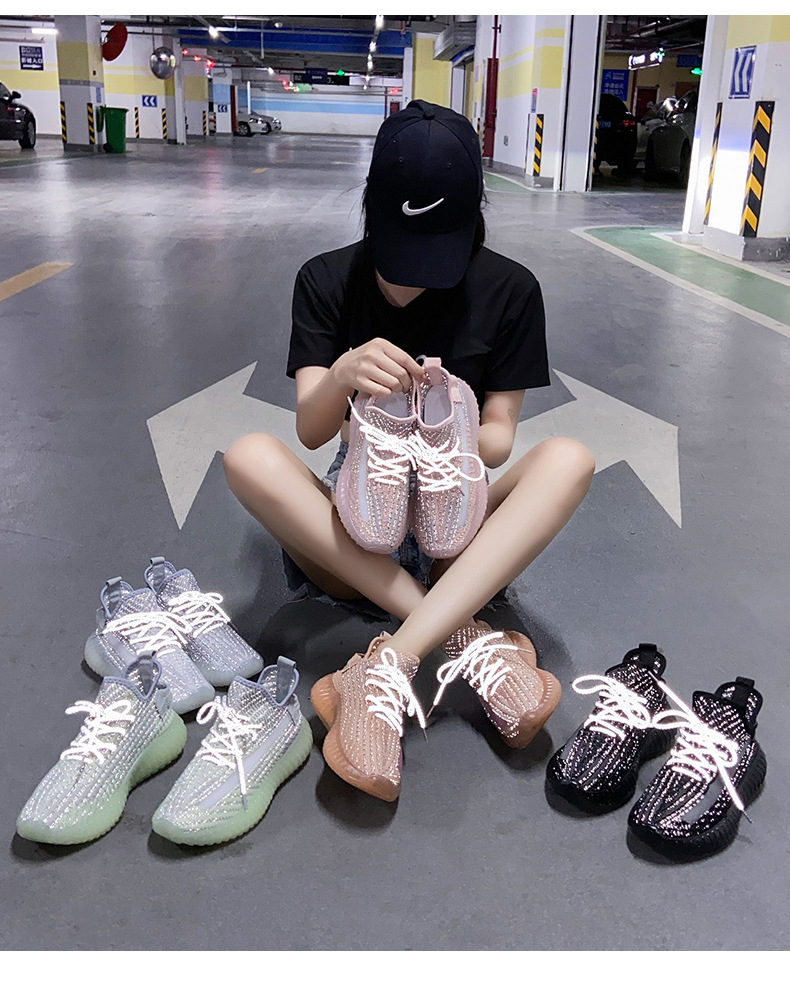 Breath Star Luminous Woven Shoes Coconut Shoes Summer New All-match Sneakers Women Running Shoes