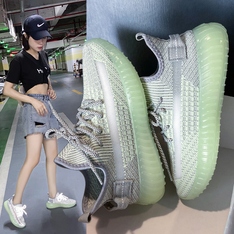 Breath Star Luminous Woven Shoes Coconut Shoes Summer New All-match Sneakers Women Running Shoes