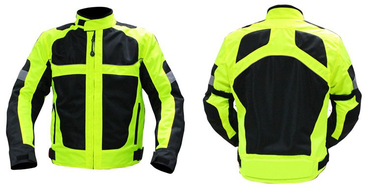 Motorbike Reflective Clothes Jacket Motorcycle Protective Gear Pads Jackets Riding Racing