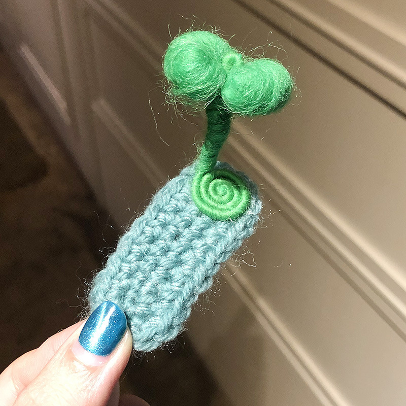 3pcs Ins Girl Cute Children Grass Hairpin Side Clip Fruit Hairpin Headdress.