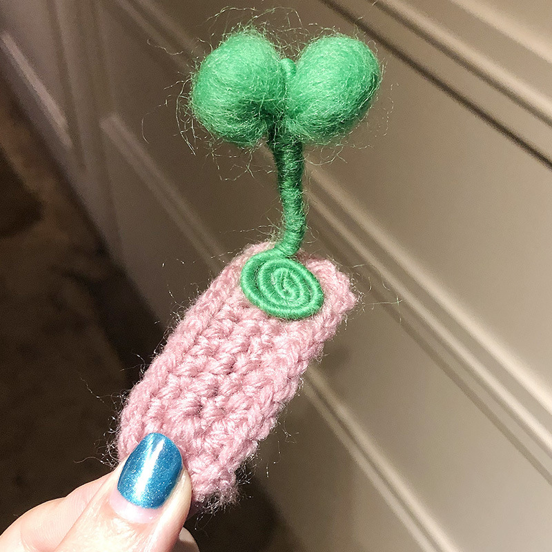 3pcs Ins Girl Cute Children Grass Hairpin Side Clip Fruit Hairpin Headdress.