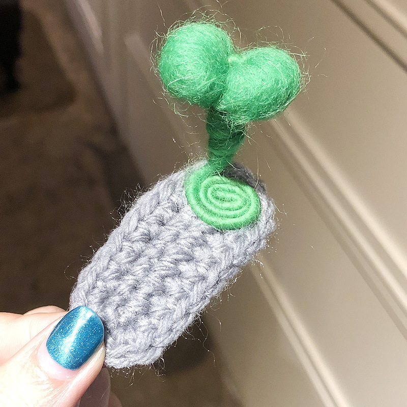 3pcs Ins Girl Cute Children Grass Hairpin Side Clip Fruit Hairpin Headdress.