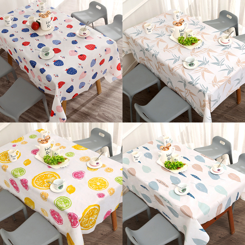 Buy 1 get 1 free (2pcs for the same item)Waterproof and Disposable, Tablecloth PEVA Tablecloth