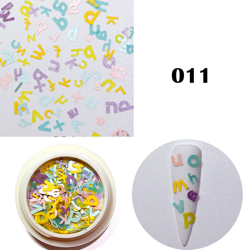 Nail Color Flower Star Pulp Sheet Mixed Nail Jewelry Patch 3d Nail Art Decorations Nails Accessoires