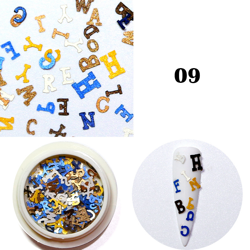 Nail Color Flower Star Pulp Sheet Mixed Nail Jewelry Patch 3d Nail Art Decorations Nails Accessoires