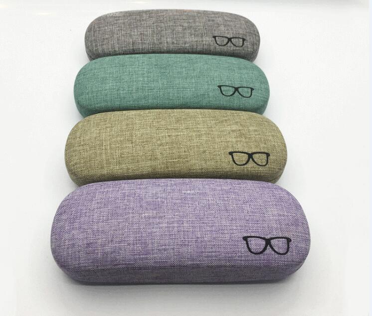 Linen Optical Glasses Case Linen Glasses Bag Spectacle Cloth Mirror Box + Cloth Bag.