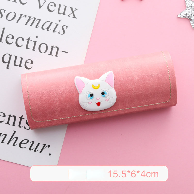 Creative New Strawberry Girl Student Myopia Glasses Case Simple Portable Storage Box.