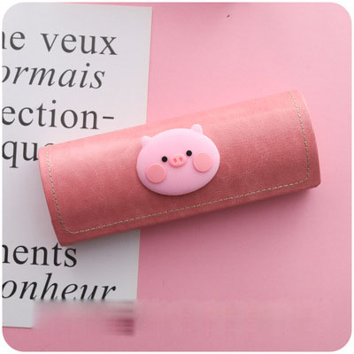 Creative New Strawberry Girl Student Myopia Glasses Case Simple Portable Storage Box.
