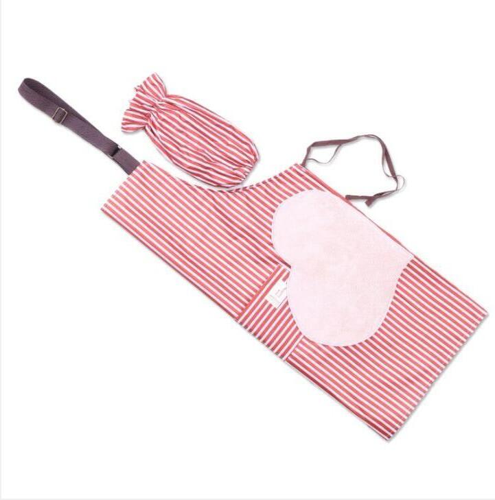 Kitchen Apron Anti-Fouling Oil-Proof Cooking Korean Style Adjustable Hand-Wiping Apron.