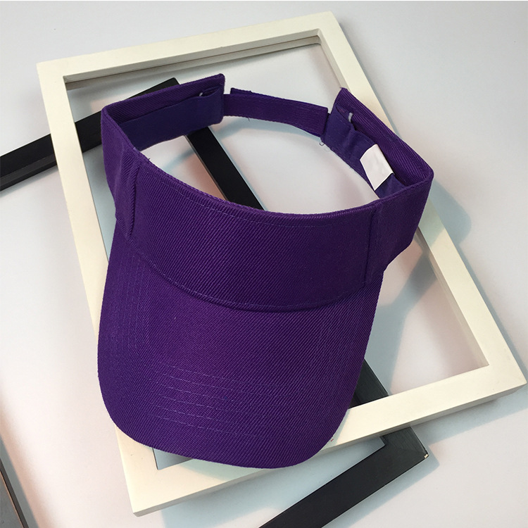 Pure Color Empty Top Hat Sports Running Quick-Drying Baseball Summer Outdoor Sun Shade.