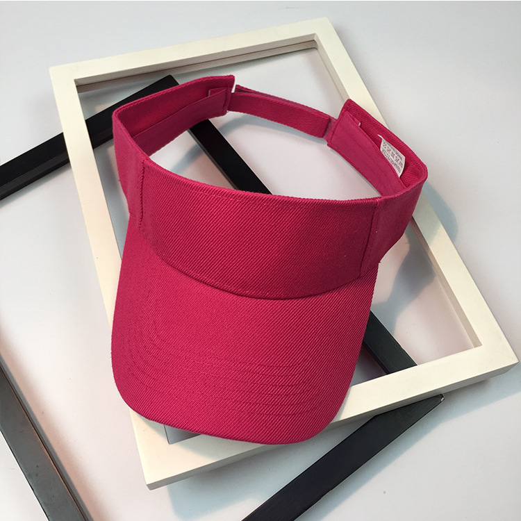 Pure Color Empty Top Hat Sports Running Quick-Drying Baseball Summer Outdoor Sun Shade.