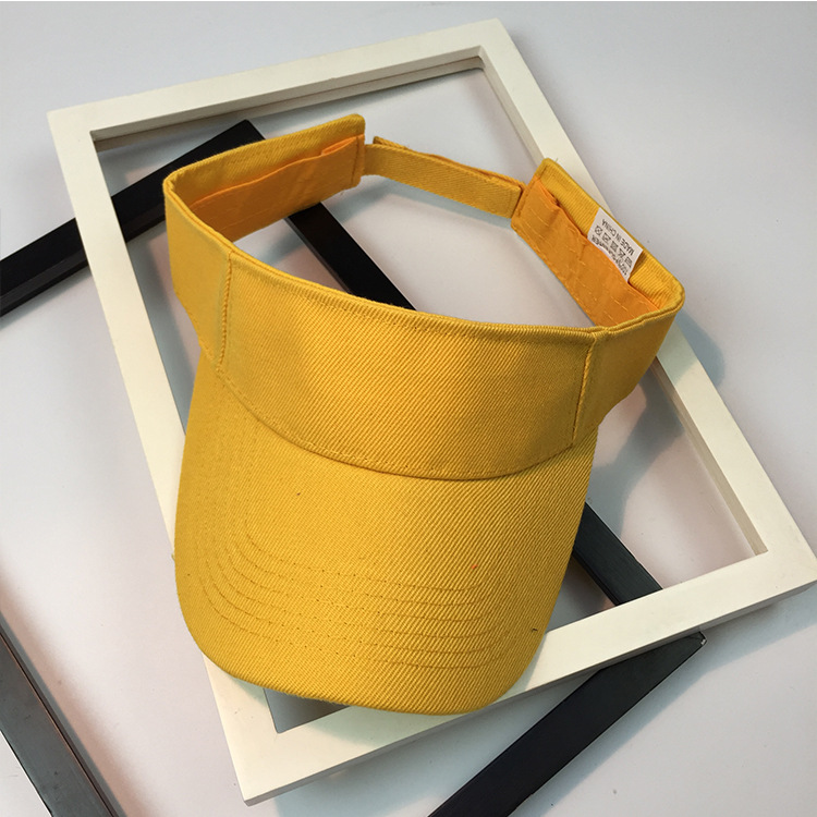 Pure Color Empty Top Hat Sports Running Quick-Drying Baseball Summer Outdoor Sun Shade.