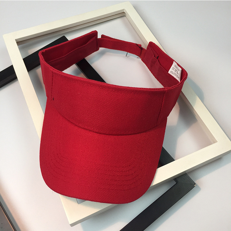 Pure Color Empty Top Hat Sports Running Quick-Drying Baseball Summer Outdoor Sun Shade.