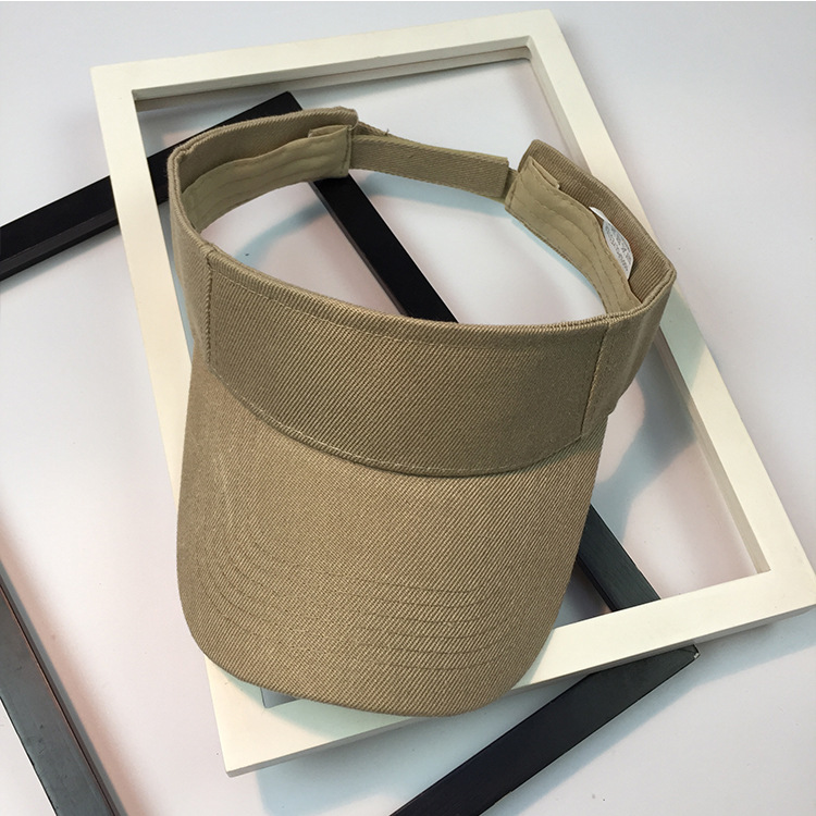 Pure Color Empty Top Hat Sports Running Quick-Drying Baseball Summer Outdoor Sun Shade.