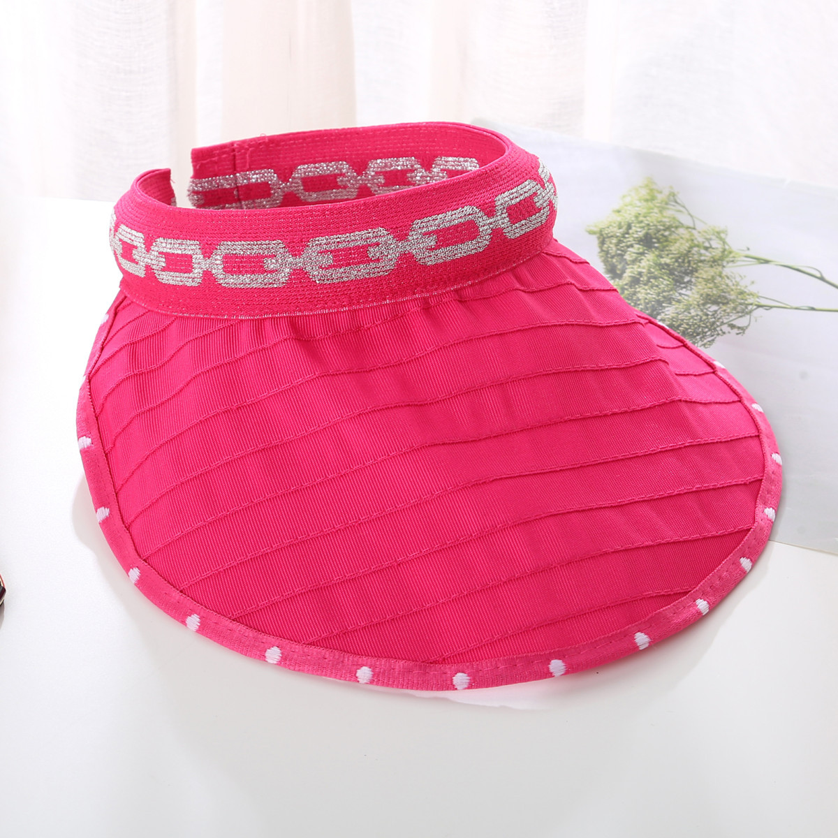 [Peak Cap Can Be Folded Into a Hair Band] Women's Sunscreen Sports Sunshade Empty Baseball Hat.