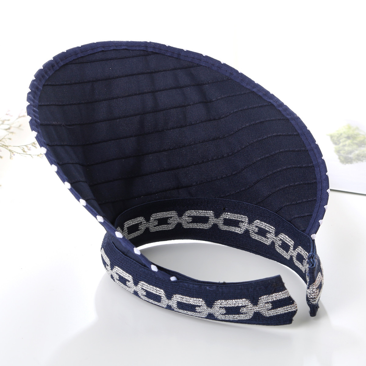 [Peak Cap Can Be Folded Into a Hair Band] Women's Sunscreen Sports Sunshade Empty Baseball Hat.